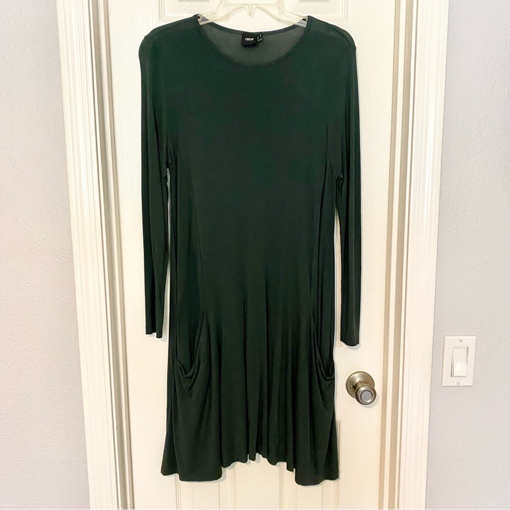 ASOS Dark Green Swing Dress